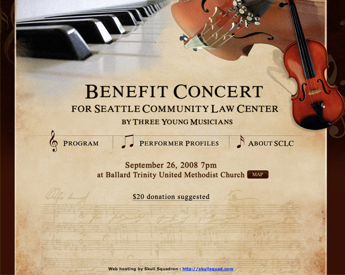 Benefit Concert for Seattle Community Law Center