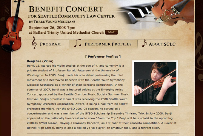 Benefit Concert for Seattle Community Law Center